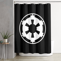 galactic empire star wars shower curtain
