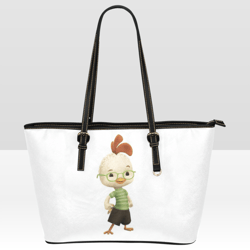 Chicken Little Leather Tote Bag