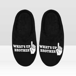 Sketch What's Up Brother Slippers
