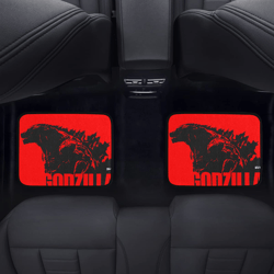 Godzilla Back Car Floor Mats Set of 2
