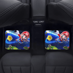Mario Back Car Floor Mats Set Of 2