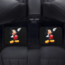 mickey mouse back car floor mats set of 2