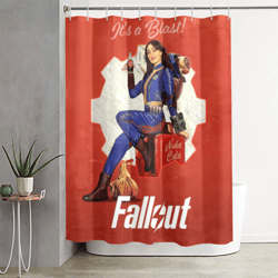 Fallout Nuka Cola Lucy Shower Curtain