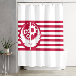 Brotherhood of Steel Flag Shower Curtain