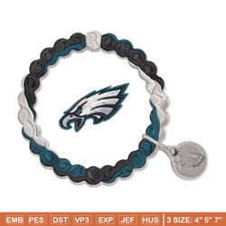 Lokai Philadelphia Eagles embroidery design, Eagles embroidery, NFL embroidery, sport embroidery, embroidery design.