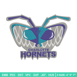 Charlotte Hornets Logo embroidery design, NBA embroidery, Sport embroidery, Embroidery design, Logo sport embroidery