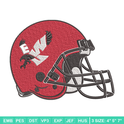 Eastern Washington helmet embroidery design, NCAA embroidery,Sport embroidery, logo sport embroidery, Embroidery design