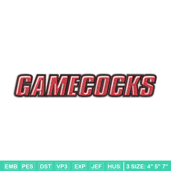 Gamecock logo embroidery design, Logo embroidery, Sport embroidery, logo sport embroidery, Embroidery design