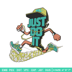 Nike just do it Embroidery Design, Logo Embroidery, Embroidery File, Nike Embroidery, Anime shirt, Digital download