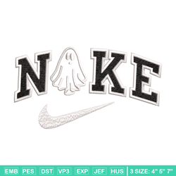 Nike x ghost embroidery design, Ghost embroidery, Nike design, Embroidery shirt, Embroidery file,Digital download