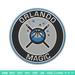 Orlando Magic logo embroidery design, NBA embroidery,Sport embroidery, Embroidery design, Logo sport embroidery.