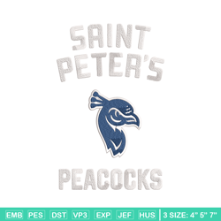 Saint Peters mascot embroidery design, NCAA embroidery, Embroidery design, Logo sport embroiderySport embroidery