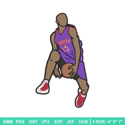 Toronto Raptors player embroidery design, NBA embroidery, Sport embroidery, Embroidery design, Logo sport embroidery.