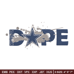 Dope Dallas Cowboys embroidery design, Dallas Cowboys embroidery, NFL embroidery, sport embroidery, embroidery design.
