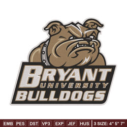 Bryant Bulldogs mascot embroidery design, NEC embroidery,Sport embroidery, logo sport embroidery, Embroidery design