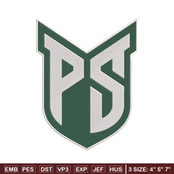 Portland State Vikings logo embroidery design, NCAA embroidery, Sport embroidery,Logo sport embroidery,Embroidery design