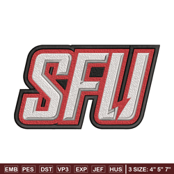 Saint Francis logo embroidery design, NCAA embroidery, Embroidery design,Logo sport embroidery,Sport embroidery