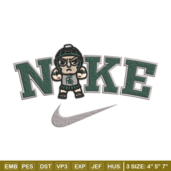 Michigan State embroidery design, NCAA embroidery, Nike design, Embroidery file, Embroidery shirt,Digital download
