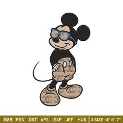 Mickey cool Embroidery Design, Gucci Embroidery, Brand Embroidery, Embroidery File, Logo shirt, Digital download
