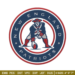 New England Patriots Football embroidery design, New England Patriots embroidery, NFL embroidery, logo sport embroidery.