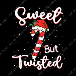 Sweet But Twisted Png, Christmas Candy Cane Xmas Holiday Png, Candy Cane Christmas Png