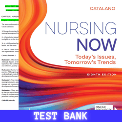 Latest 2024 For Nursing Now: Today's Issues, Tomorrows Trends 8th Edition Test Bank