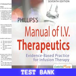 Latest 2024 For Phillips's Manual of I.V. Therapeutics: Evidence-Based Practice for Infusion Therapy Seventh Edition