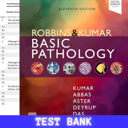 Latest 2024 For Robbins & Kumar Basic Pathology. (Robbins Pathology)Robbins & Kumar Basic Pathology. (Robbins Pathology)
