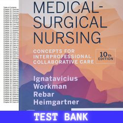 Latest 2024 For Study Guide for Medical-Surgical Nursing: Concepts for Interprofessional Collaborative Care 10th Edition