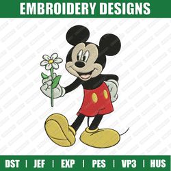 Mickey Mouse  Embroidery Files, Disney Embroidery Designs, Mickey Embroidery Designs Files, Instant Download