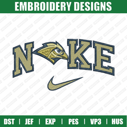 Nike x Oral Roberts Golden Eagles Embroidery Files, Sport Embroidery Designs, Nike Embroidery Designs Files,  Instant Do