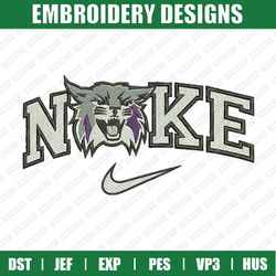 Nike Weber State Embroidery Files, Sport Embroidery Designs, Nike Embroidery Designs Files, Instant Download