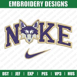 Nike Washington Huskies Embroidery Files, Sport Embroidery Designs, Nike Embroidery Designs Files, Instant Download