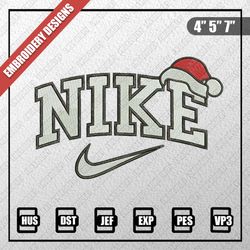 Christmas Embroidery Designs, Nike Christmas Designs, NIKE Christmas Embroidery Designs, Digital Download