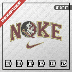 Sport Embroidery Designs, Nike Christmas Designs, Nike Florida State Seminoles Embroidery Designs, Digital Download