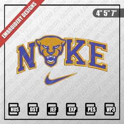 Sport Embroidery Designs, Nike Sport Designs, Nike Pittsburgh Panthers Embroidery Designs, Digital Download