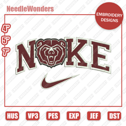 Nike Embroidery Designs, Nike Missouri State Lady Bears Christmas Designs, Sport Embroidery Designs, Digital File