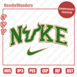 Nike Embroidery Designs, Nike South Florida Bulls Christmas Designs, Sport Embroidery Designs, Digital File