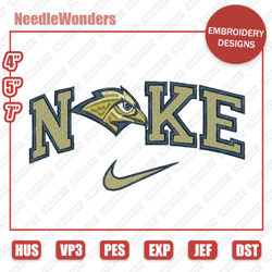Nike Embroidery Designs, Nike x Oral Roberts Golden Eagles Christmas Designs, Sport Embroidery Designs, Digital File
