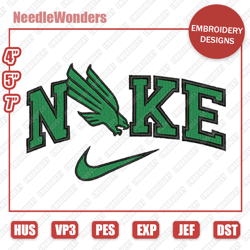 Nike Embroidery Designs, Nike North Texas Mean Green Christmas Designs, Sport Embroidery Designs, Digital File