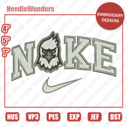 Nike Embroidery Designs, Nike North Dakota Fighting Hawks Christmas Designs, Sport Embroidery Designs, Digital File