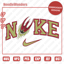 Nike Embroidery Designs, Nike Elon Phoenix Christmas Designs, Sport Embroidery Designs, Digital File