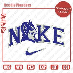 NLFSport Embroidery Designs, Nike Duke Blue Devils Digital Designs, Nike Embroidery Designs, Digital File