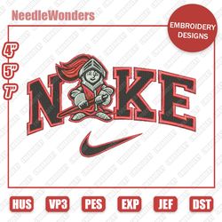 NLFSport Embroidery Designs, Nike Rutgers Scarlet Knights Mascot Digital Designs, Nike Embroidery Designs, Digital File