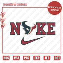 NLFSport Embroidery Designs, Nike x Houston Texans Digital Designs, Nike Embroidery Designs, Digital File