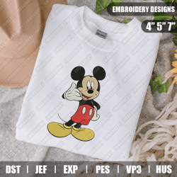 Mickey  Embroidery Files, Disney Embroidery Designs, Mickey Embroidery Designs Files, Instant Download