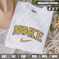 Nike Western Illinois Leathernecks Embroidery Files, Sport Embroidery Designs, Nike Embroidery Designs Files, Instant Do