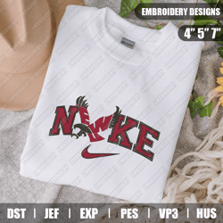 Nike Eastern Washington Embroidery Files, Sport Embroidery Designs, Nike Embroidery Designs Files, Instant Download