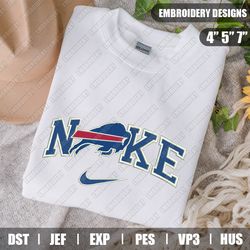 Nike Buffalo Bills Embroidery Files, Sport Embroidery Designs, Nike Sport Digital, Instant Download