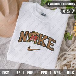 Nike Maryland Terrapins Embroidery Files, Sport Embroidery Designs, Nike Sport Digital, Instant Download